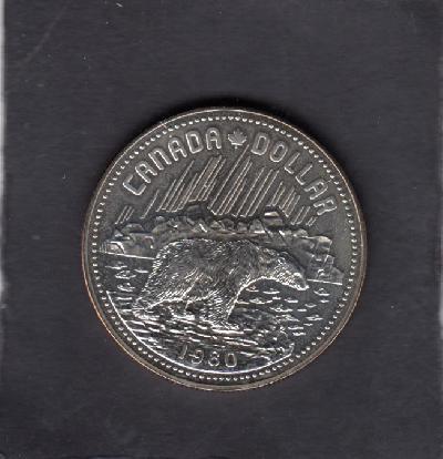 Beschrijving: 1 Dollar  ARCTIC TER.  BEAR